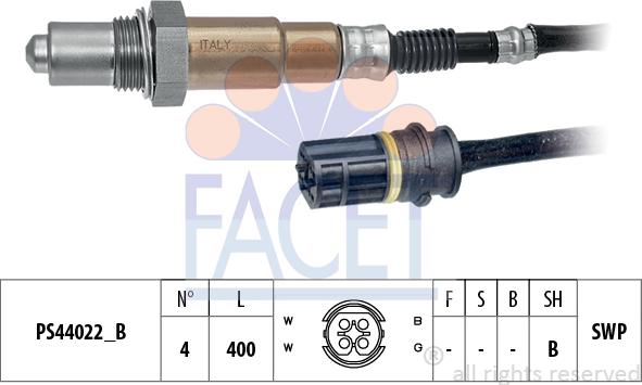 FACET 10.8284 - Ламбда-сонда vvparts.bg