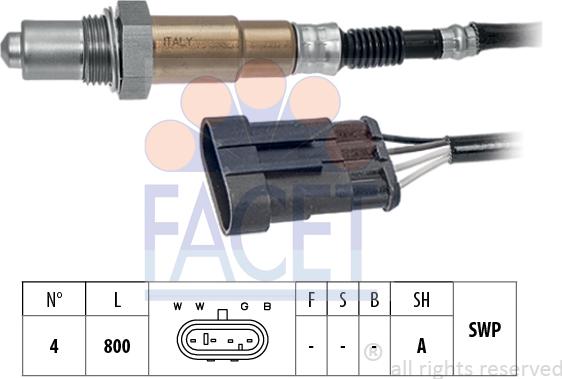 FACET 10.8239 - Ламбда-сонда vvparts.bg