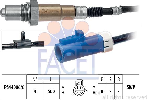 FACET 10.8229 - Ламбда-сонда vvparts.bg