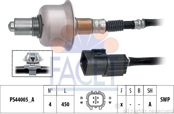 FACET 10.8279 - Ламбда-сонда vvparts.bg