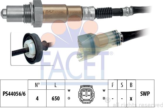 FACET 10.7487 - Ламбда-сонда vvparts.bg