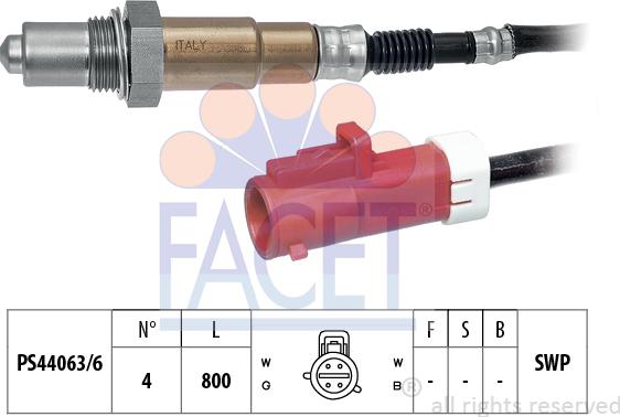 FACET 10.7609 - Ламбда-сонда vvparts.bg