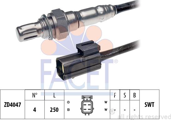 FACET 10.7625 - Ламбда-сонда vvparts.bg