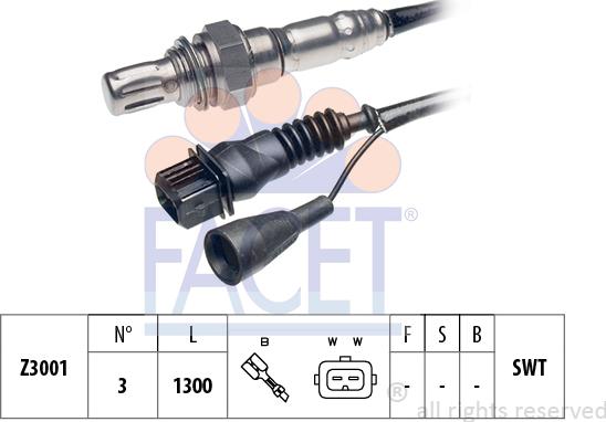 FACET 10.7051 - Ламбда-сонда vvparts.bg