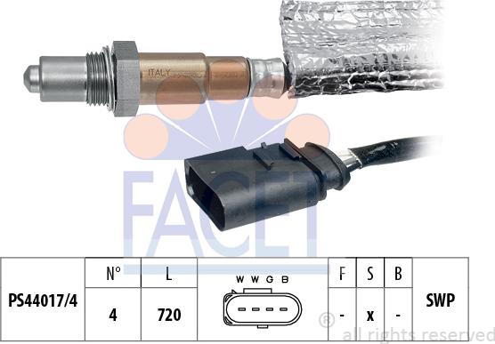 FACET 10.7163 - Ламбда-сонда vvparts.bg