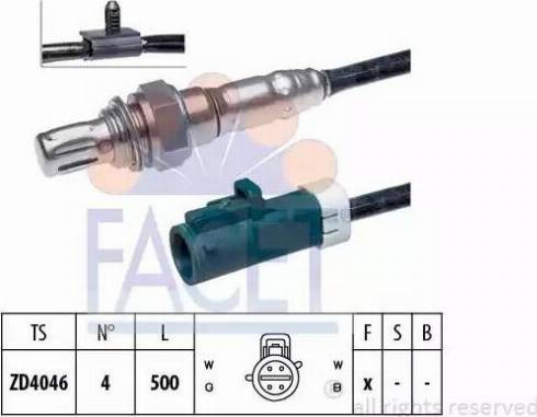 FACET 10.7324 - Ламбда-сонда vvparts.bg