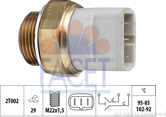 FACET 7.5635 - Термошалтер, вентилатор на радиатора vvparts.bg