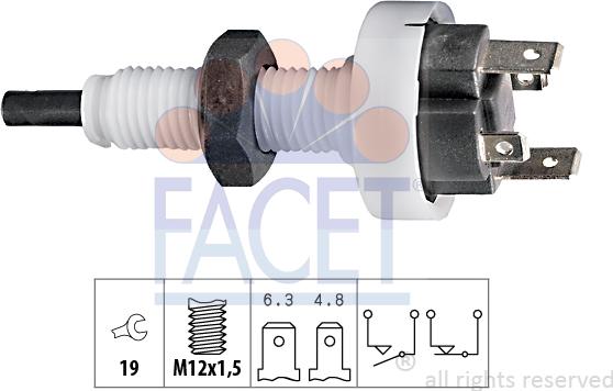 FACET 7.1049 - Ключ за спирачните светлини vvparts.bg