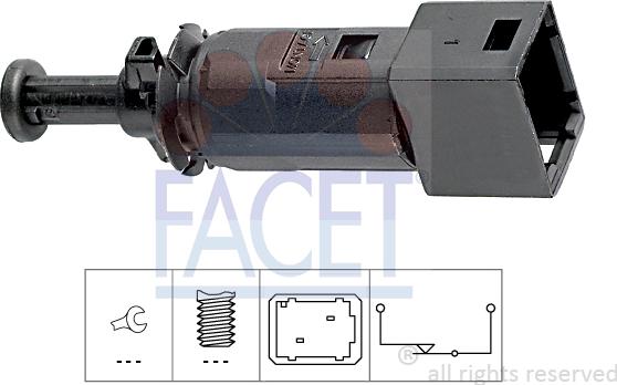 FACET 7.1148 - Ключ за спирачните светлини vvparts.bg