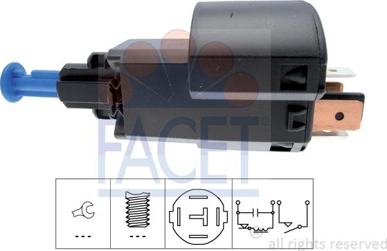 FACET 7.1181 - Ключ за спирачните светлини vvparts.bg