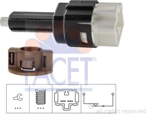 FACET 7.1178 - Ключ за спирачните светлини vvparts.bg