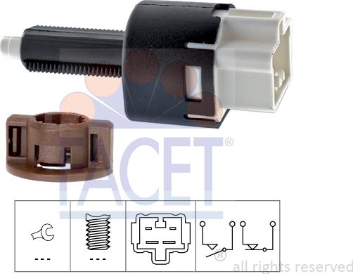 FACET 7.1177 - Ключ за спирачните светлини vvparts.bg