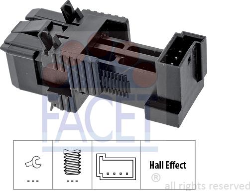 FACET 7.1215 - Ключ за спирачните светлини vvparts.bg