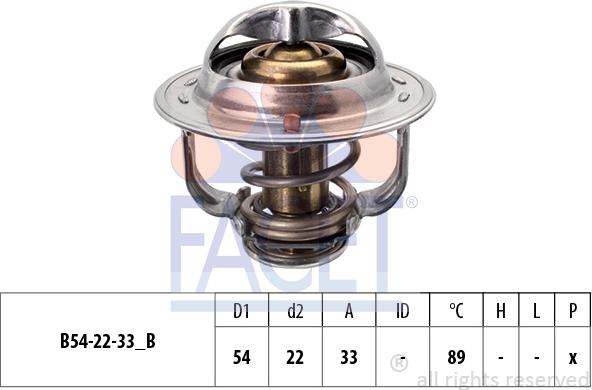 FACET 7.8693S - Термостат, охладителна течност vvparts.bg