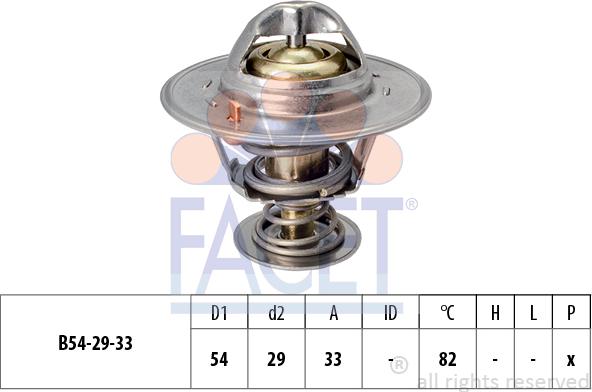 FACET 7.8797S - Термостат, охладителна течност vvparts.bg