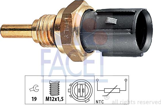 FACET 7.3198 - Датчик, темература на маслото vvparts.bg