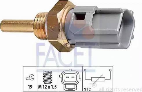 FACET 7.3327 - Датчик, температура на горивото vvparts.bg