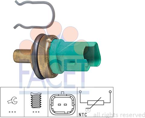 FACET 7.3292 - Датчик, темература на маслото vvparts.bg