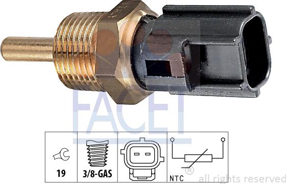 FACET 7.3230 - Датчик, температура на охладителната течност vvparts.bg