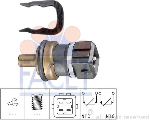 FACET 7.3232 - Датчик, температура на охладителната течност vvparts.bg