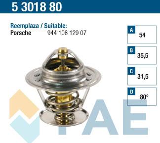 FAE 5301880 - Термостат, охладителна течност vvparts.bg