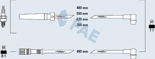 FAE 85970 - Комплект запалителеи кабели vvparts.bg