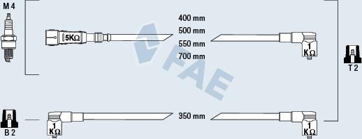 FAE 85691 - Комплект запалителеи кабели vvparts.bg