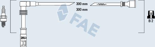 FAE 85682 - Комплект запалителеи кабели vvparts.bg