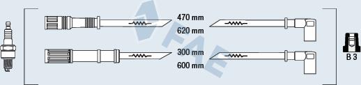 FAE 85625 - Комплект запалителеи кабели vvparts.bg