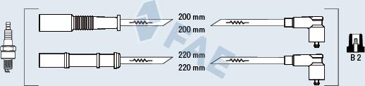 FAE 85626 - Комплект запалителеи кабели vvparts.bg