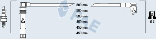 FAE 85062 - Комплект запалителеи кабели vvparts.bg