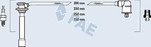 FAE 85146 - Комплект запалителеи кабели vvparts.bg