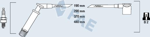 FAE 85100 - Комплект запалителеи кабели vvparts.bg