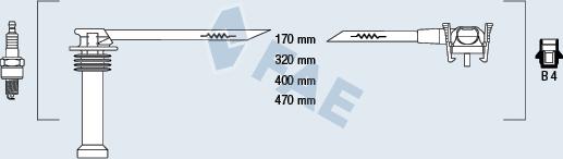 FAE 85120 - Комплект запалителеи кабели vvparts.bg