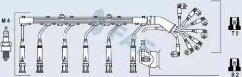 FAE 85890 - Комплект запалителеи кабели vvparts.bg