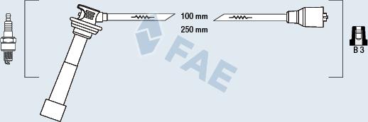 FAE 85806 - Комплект запалителеи кабели vvparts.bg