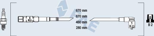 FAE 85879 - Комплект запалителеи кабели vvparts.bg