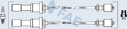 FAE 85393 - Комплект запалителеи кабели vvparts.bg