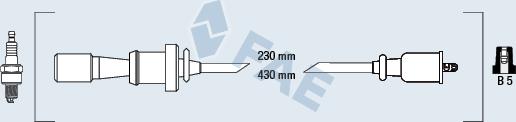 FAE 85384 - Комплект запалителеи кабели vvparts.bg