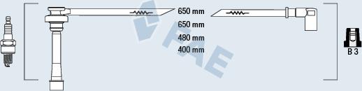 FAE 85381 - Комплект запалителеи кабели vvparts.bg