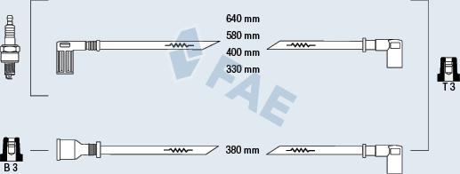 FAE 85271 - Комплект запалителеи кабели vvparts.bg