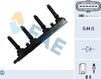 FAE 80354 - Запалителна бобина vvparts.bg