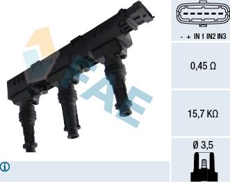 FAE 80259 - Запалителна бобина vvparts.bg