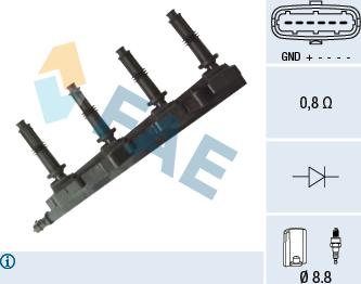 FAE 80269 - Запалителна бобина vvparts.bg