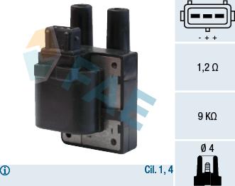 FAE 80204 - Запалителна бобина vvparts.bg