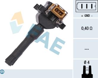 FAE 80215 - Запалителна бобина vvparts.bg