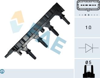 FAE 80277 - Запалителна бобина vvparts.bg