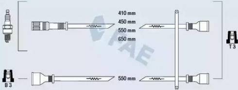 FAE 83910 - Комплект запалителеи кабели vvparts.bg