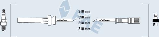 FAE 83984 - Комплект запалителеи кабели vvparts.bg