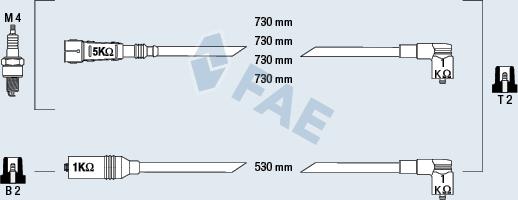 FAE 83979 - Комплект запалителеи кабели vvparts.bg